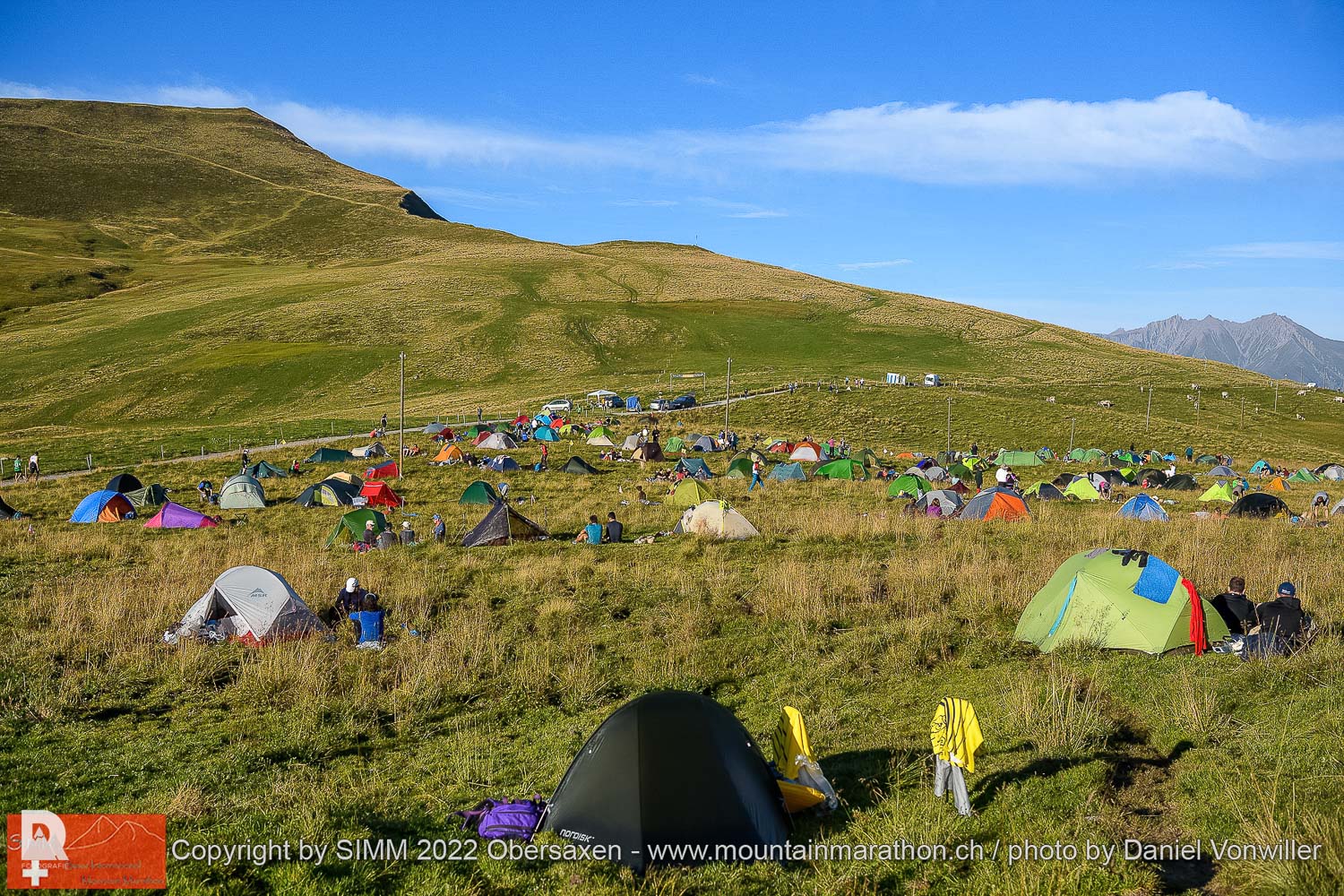 Das Camp auf 2000 Meter Hoehe.
